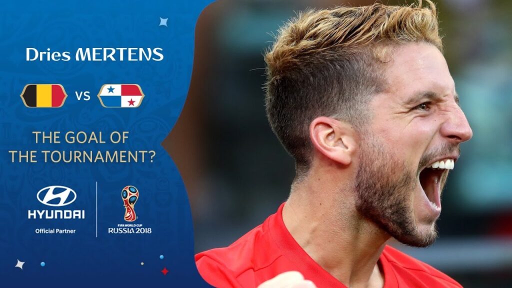 Dries MERTENS goal vs Panama | 2018 FIFA World Cup | Hyundai Goal of the Tournament Nominee