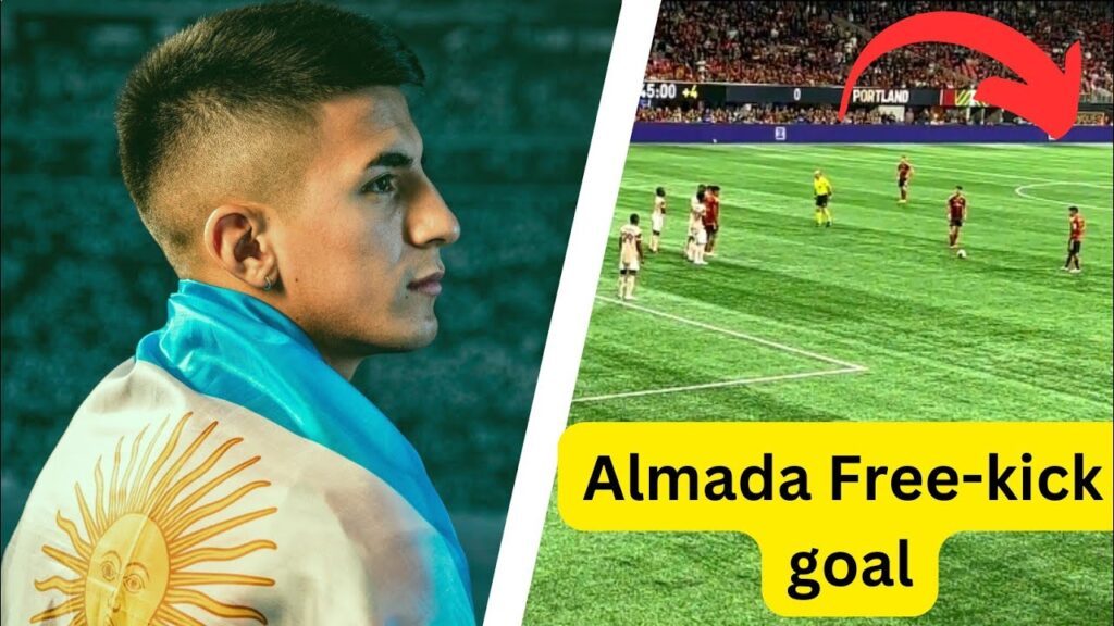 Thiago Almada magical free-kick goal - (New Messi) - Atlanta United