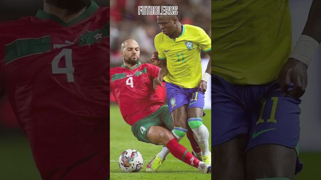 Así FUE la TREMENDA BRONCA de AMRABAT con RODRYGO en la VICTORIA de MARRUECOS a BRASIL #shorts