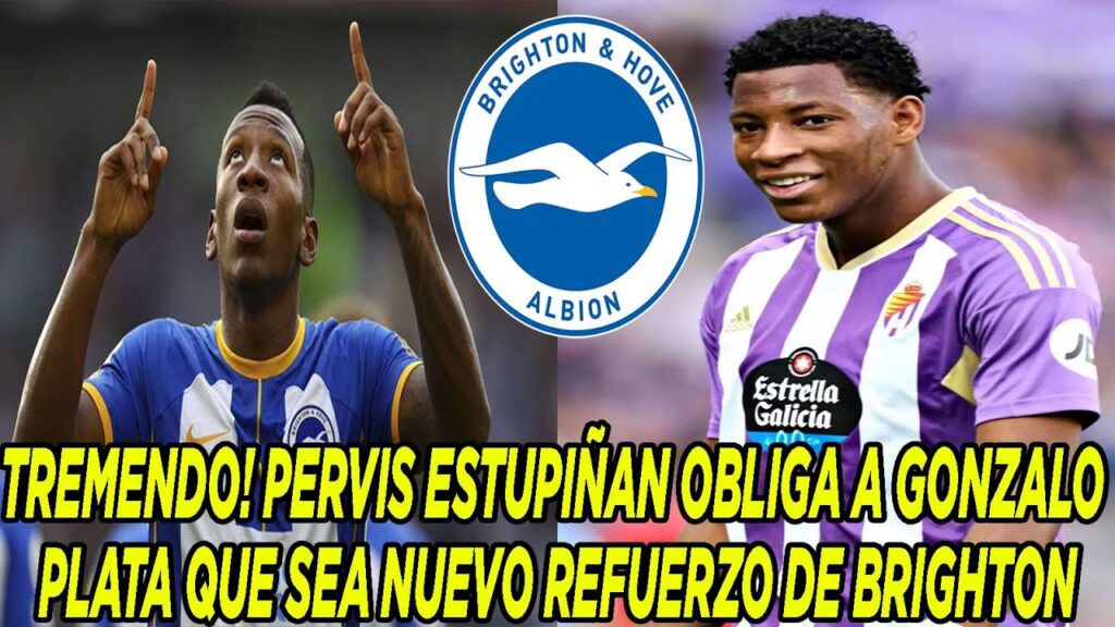 TREMENDO! PERVIS ESTUPIÑAN OBLIGA A GONZALO PLATA QUE SEA NUEVO REFUERZO DE BRIGHTON TREMENDO! PERVIS ESTUPIÑAN OBLIGA A GONZALO PLATA QUE SEA NUEVO REFUERZO DE BRIGHTON