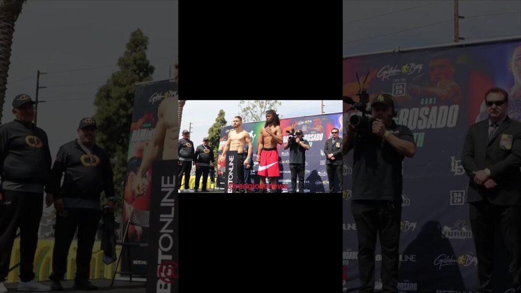 Oscar Duarte Vs Alex Martin -Official Weigh-In - Face-Off #DuarteMartin #Shorts