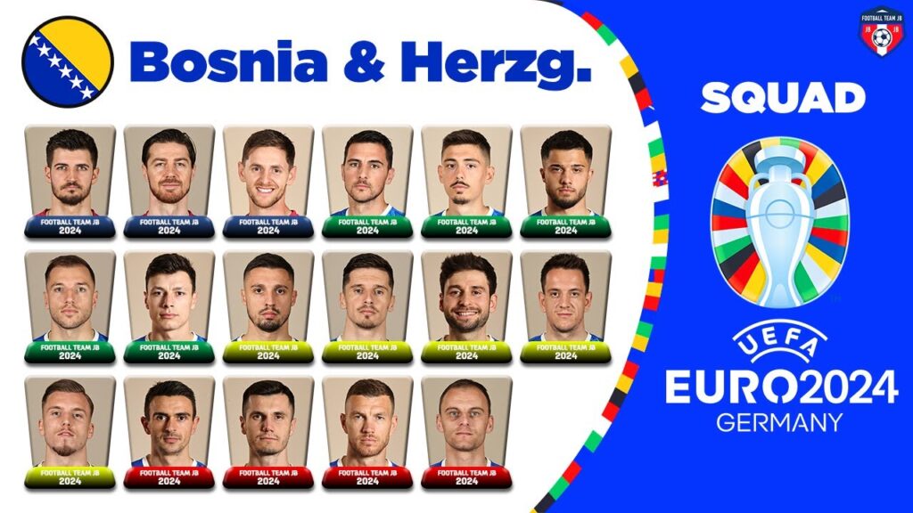 BOSNIA & HERZEGOVINA SQUAD EURO 2024 QUALIFIERS FT. EDIN DZEKO | UEFA EURO 2024