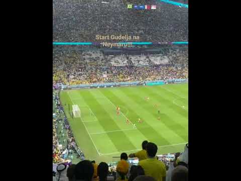 Start Gudelja na Neymaru!!! Brazil vs Srbija