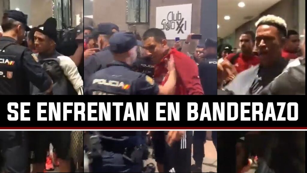 ¡POLICÍA ESPAÑOLA AGREDE a YOTÚN y GALLESE! BANDERAZO TERMINA en ENFRENTAMIENTO; VALERA ENFADADO