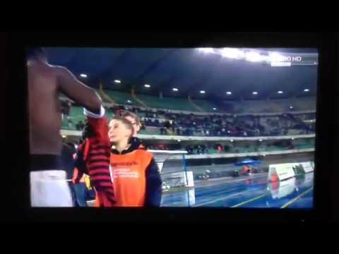 Sulley Muntari gets owned by little kid!