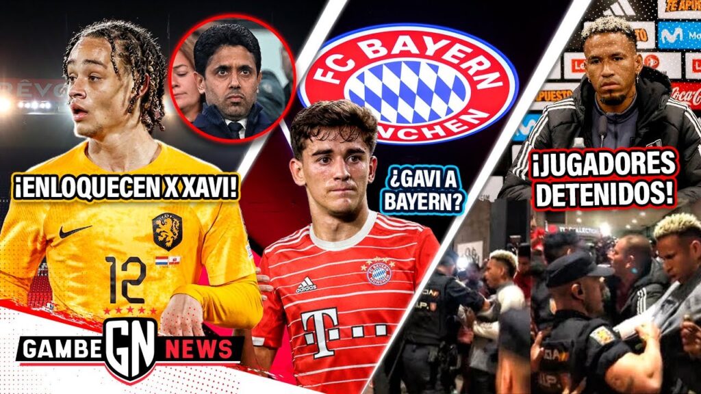 ¡PSG ENLOQUECE x XAVI SIMONS!🤯|¿GAVI al BAYERN? | ¡¿MUÑECO a Madrid?! |¡Jugadores de PERÚ DETENIDOS!