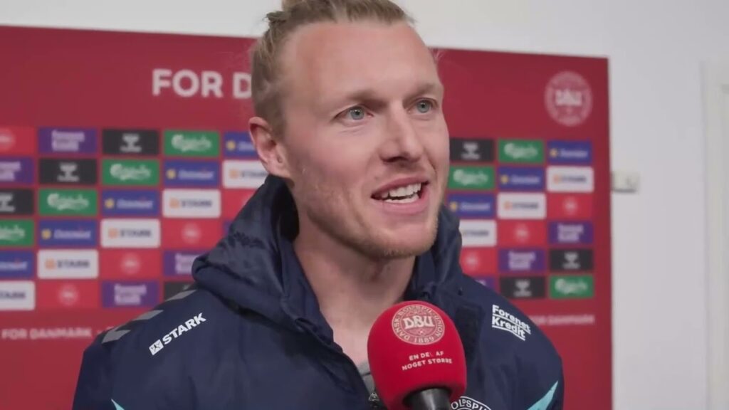 Simon Kjær Interview after Denmark - Finland