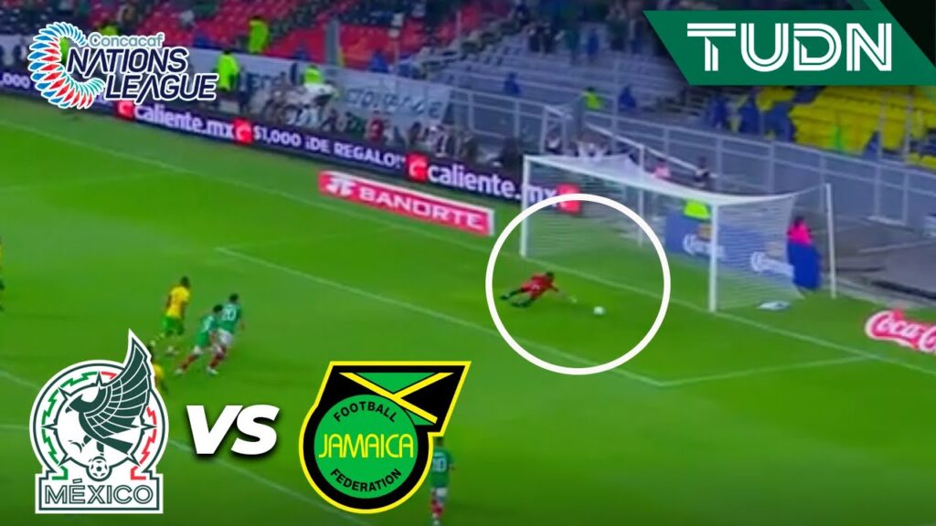 ¡PRUEBA DE LEJOS! Chávez cerca | México 2-2 Jamaica | CONCACAF Nations League 2023 | TUDN