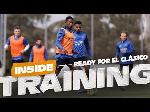 Luka Modrić GOLAZO & Vini Jr. celebration | Pre-Clásico training