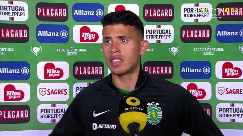 "Flash-Interview" de MATHEUS NUNES (FC Porto 2-1 Sporting CP).