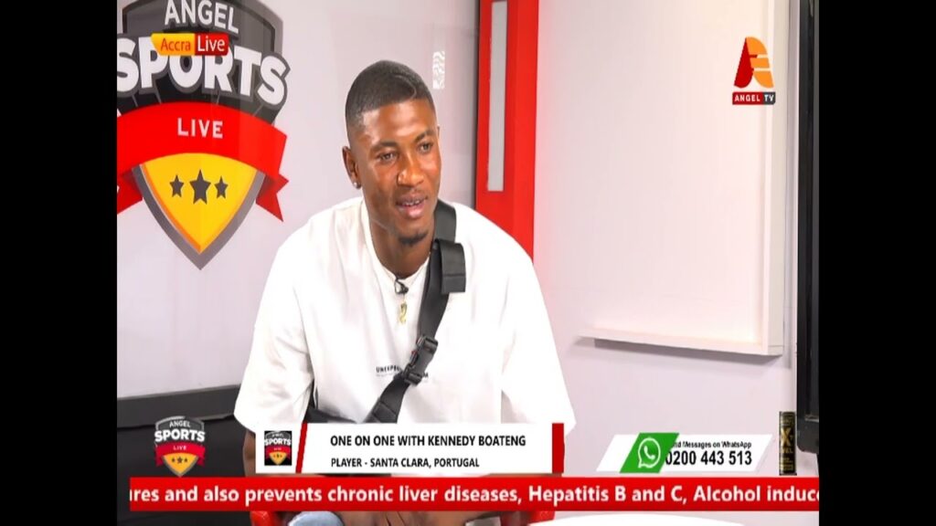 Ghana Player Kennedy Boateng Opens Up About His Football Life In  Portuguese club Santa Clara