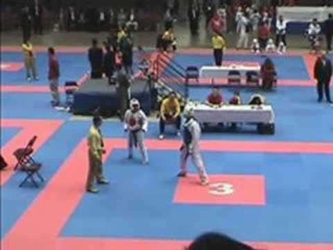 Wajdi Haider knocking a korean champ 2001