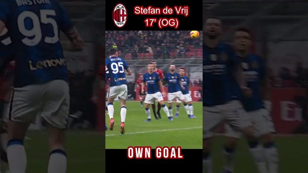 Stefan de Vrij SKILL 🔥 Stefan de Vrij Own goal