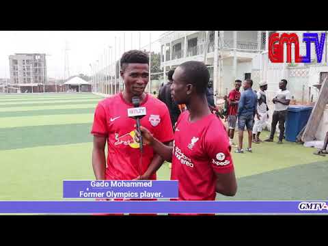 GADO MOHAMMED FORMER PLAYER OF OLYMPICS. GHANA LEAGUE  IS GOOD BUT MONEY IS THE PROBLEM