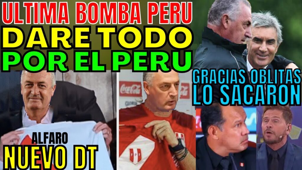 HACE INSTANTES TRAS FRACASO DE REYNOSO PERÚ LLEGÓ A UN ACUERDO CON GUSTAVO ALFARO Y SERÁ EL NUEVO DT