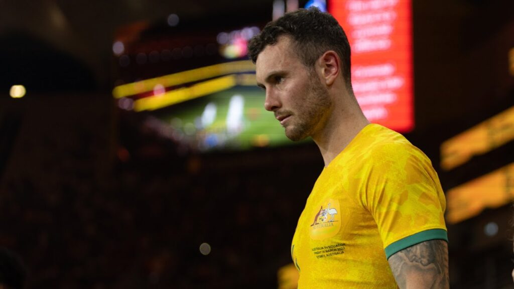 Aiden O'Neill reacts to reacts to impressive debut