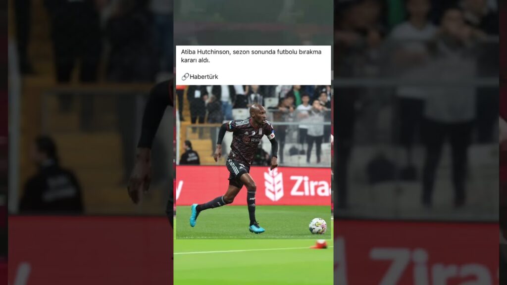 Atiba Hutchinson, sezon sonunda futbolu bırakma kararı aldı. #hutchinson #beşiktaş #football #shorts