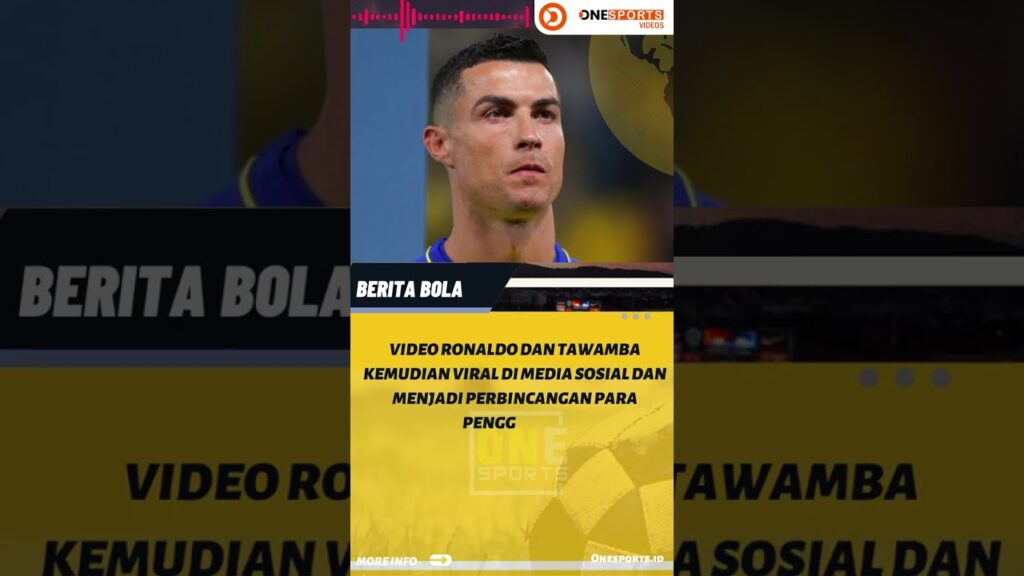 Momen Ronaldo di Cuekin Lawan Setelah Ngajak Salaman