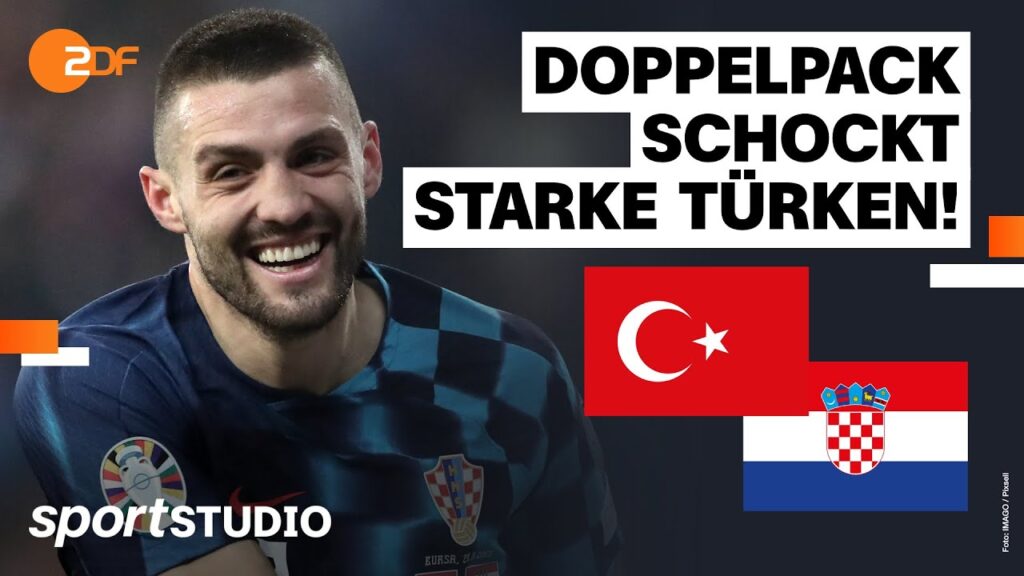 Türkei – Kroatien Highlights | EM-Qualifikation Gruppe D | sportstudio