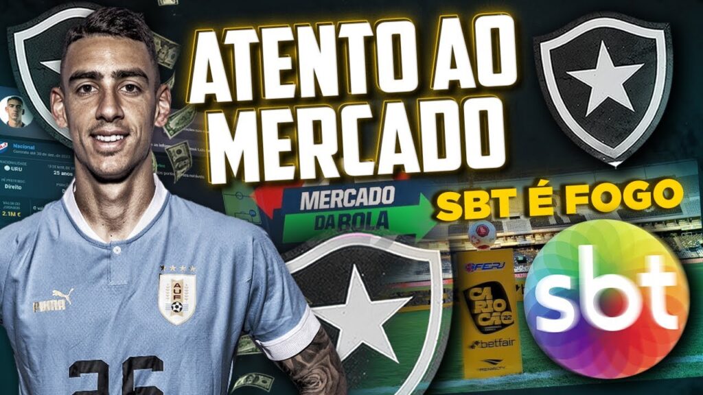 ⚠️ DE OLHO NO MERCADO: URUGUAIO JOSÉ RODRIGUEZ É A BOLA DA VEZ | SBT E BOTAFOGO NO CARIOCA | BISSOLI