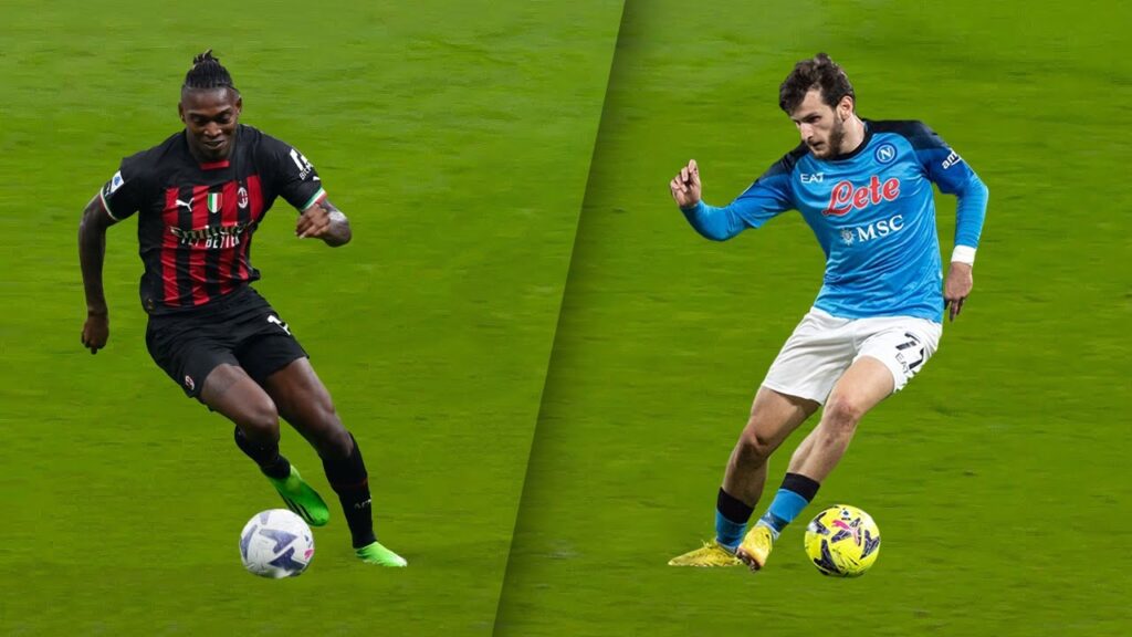 Rafael Leão VS Khvicha Kvaratskhelia - Who Is Better? - Crazy Skills Show & Goals - 2023 - HD