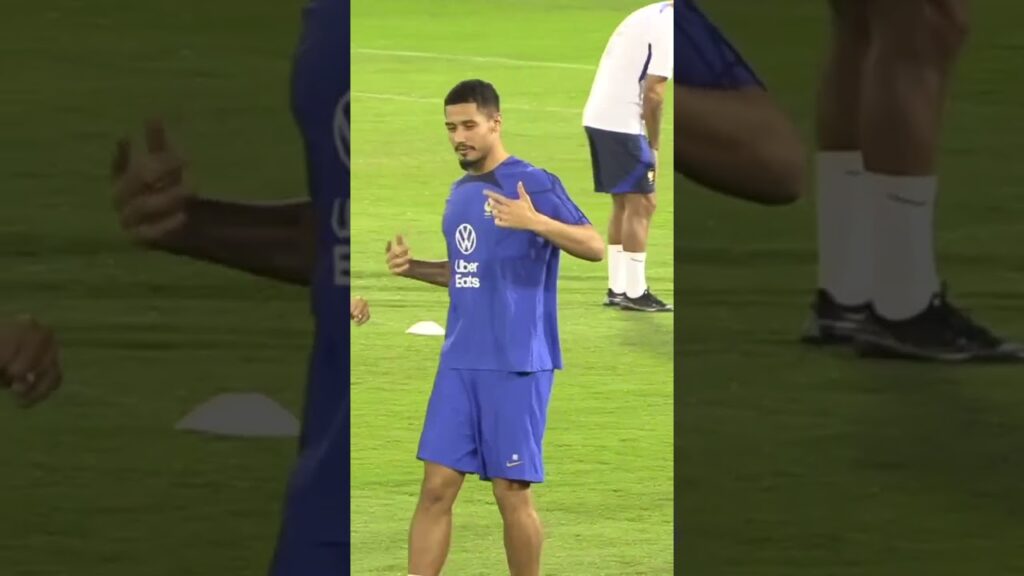 WILO WATCH! | William Saliba Trains Alongside Mattéo Guendouzi Ahead Of England v France 🔴 #Shorts