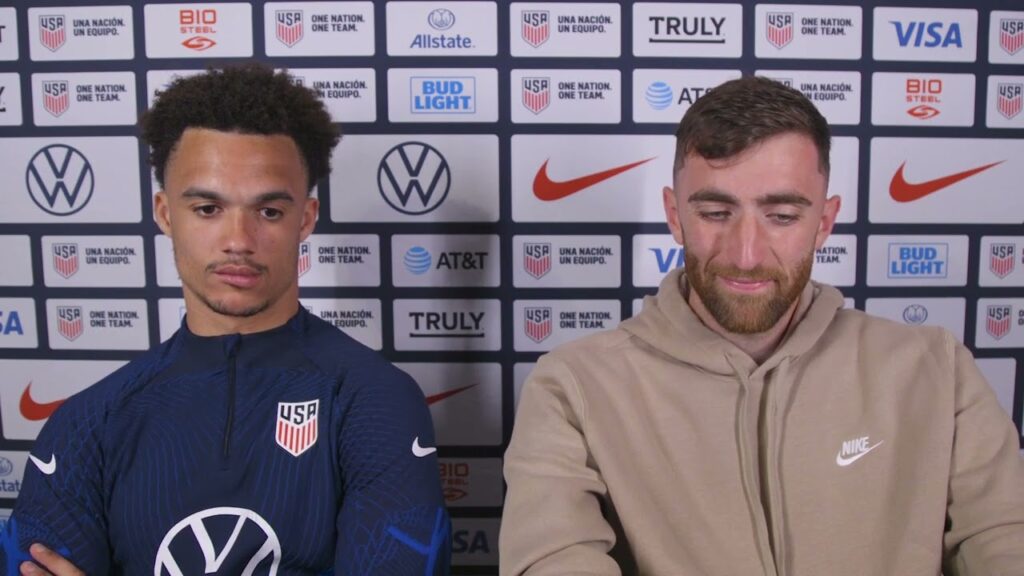 USMNT's Antonee Robinson & goalkeeper Matt Burner speaking ahead of Nations League match vs. Grenada