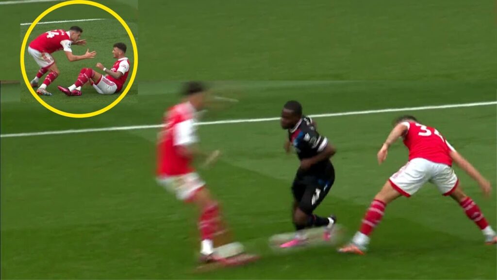 Aggressive Ben White And Xhaka vs Crystal Palace ! The Passion From Ben White & Xhaka Vs Palace !