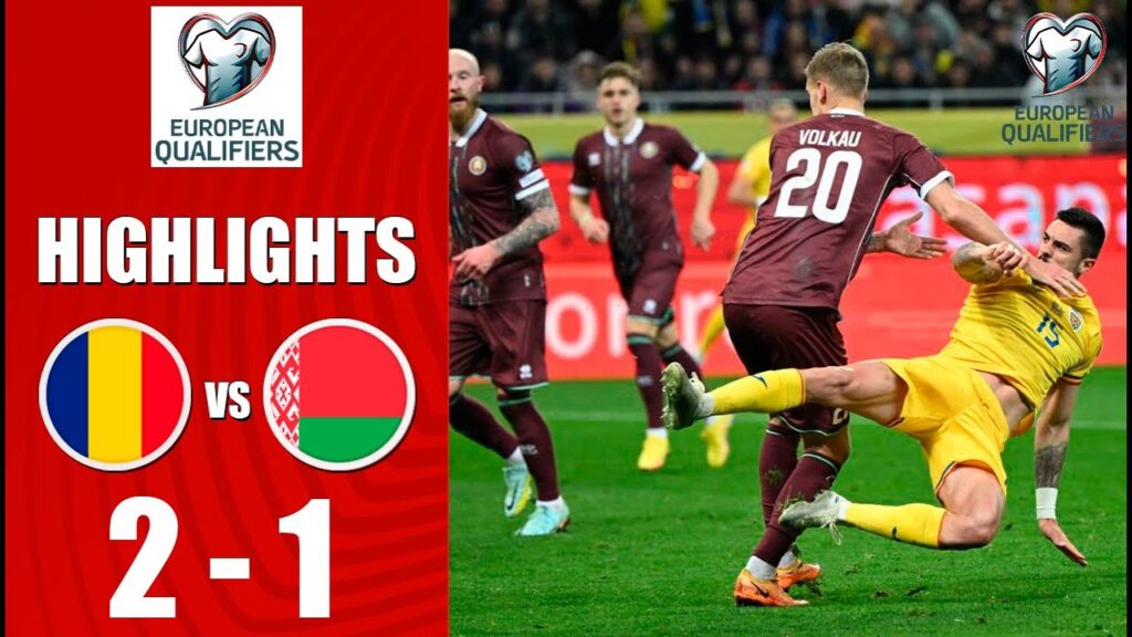 Romania vs Belarus 2-1 Highlights Goals | Euro 2024 Qualification
