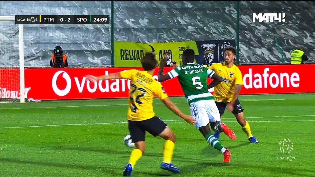 1st EVER GOAL for Nuno Mendes at Sporting CP