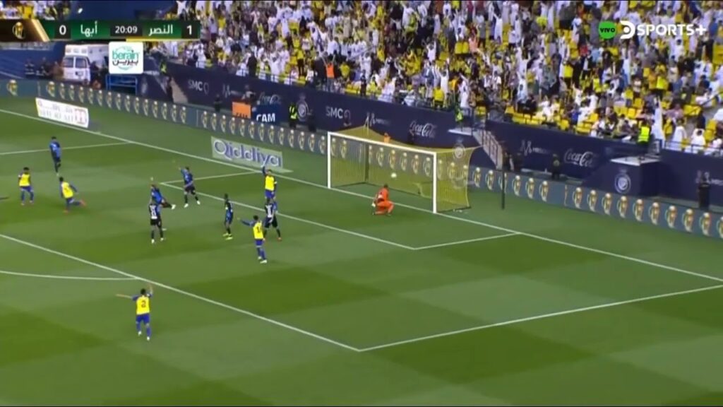 Al nassr Vs Al abha( 3-1) | RONALDO ANGRY MONENT😡S. Al-Najei 1'A. Al-Khaibari 21'M. Maran 49'
