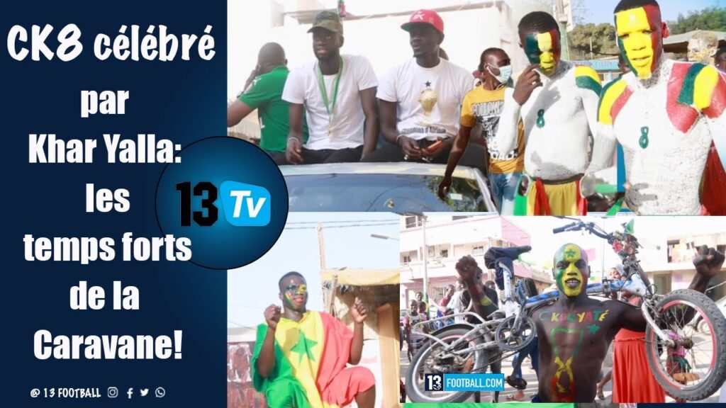 Caravane de Cheikhou Kouyate: Khar Yalla a célébré  son champion d'Afrique dans 1 ambiance de folie