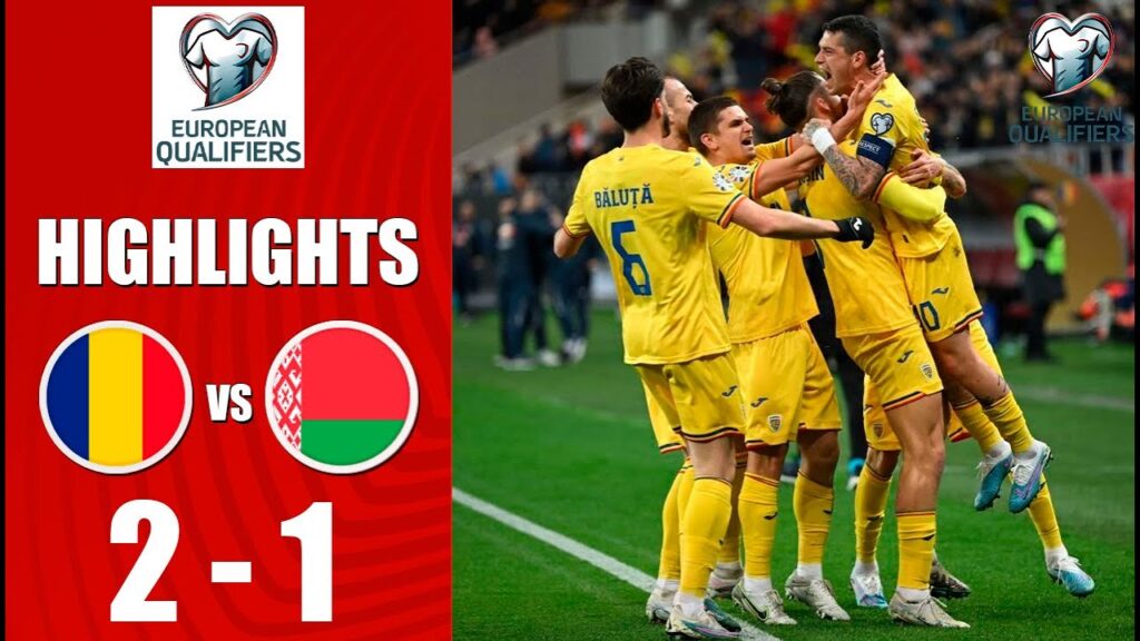 Andrei Burcă Goal | Romania vs Belarus 2-1 | Highlights | Euro 2024 Qualification