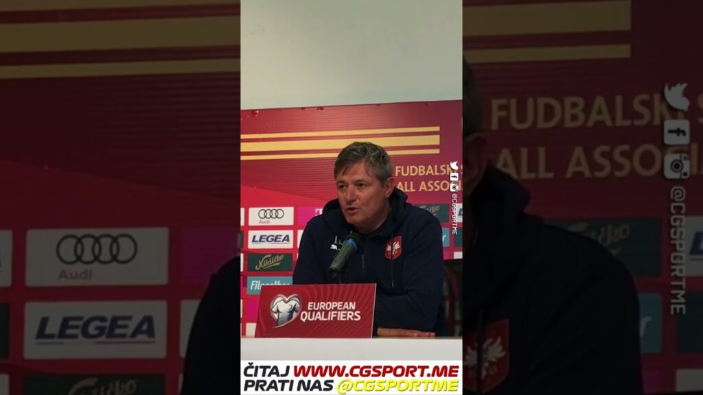 Dragan Stojković Piksi i Aleksandar Mitrović pred meč sa Crnom Gorom - UEFA EURO 2024