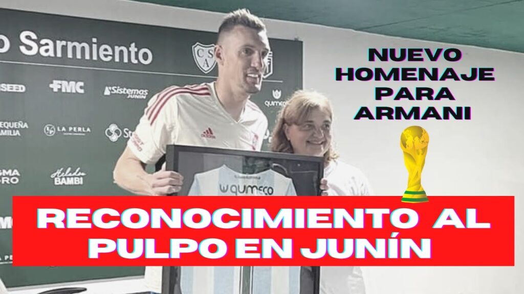 EL HOMENAJE DE SARMIENTO DE JUNÍN PARA FRANCO ARMANI, EL ARQUERO CAMPEÓN DEL MUNDO