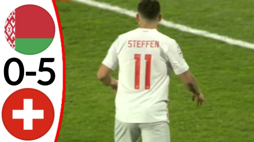 Switzerland vs Belarus (5-0) Renato Steffen goals and extended highlights.