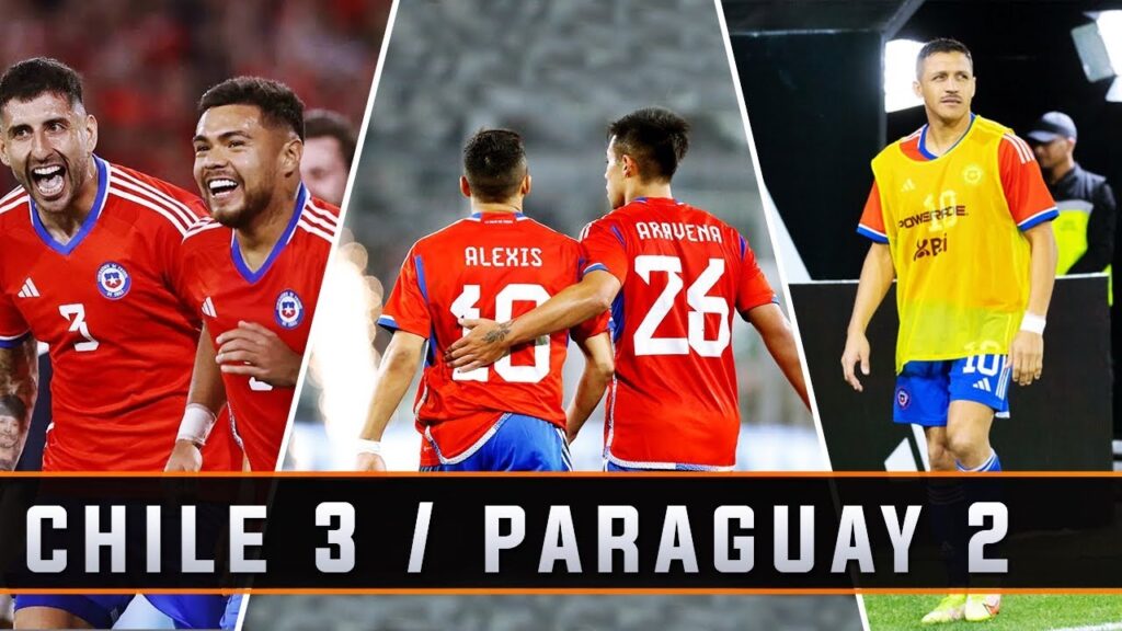 Chile 3 / Paraguay 2 - Amistoso (Resumen Completo/Relatos Chilenos/27/03/2023) 720p60HD