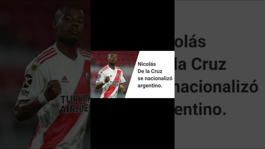 Nicolás De la Cruz se Nacionalizó Argentino.