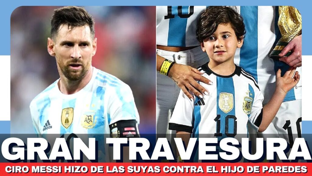 Ciro Messi LE PEGÓ a GIOVANI el hijo de Leo Paredes 😱 | Mirá lo que hizo para que no lo vea