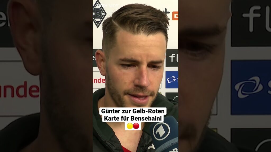 👏 und Platzverweis! Bensebaini sieht 🟡🔴 #shorts