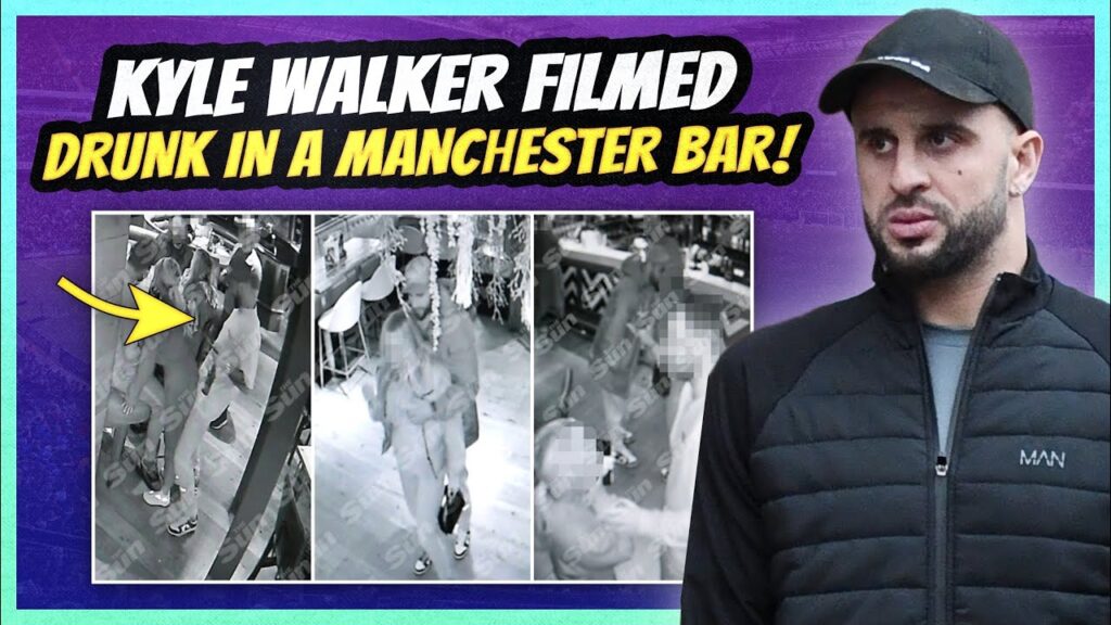 KYLE WALKER FILMED DRUNK AND EXPOSING HIMSELF IN A BAR! (VIDEO)