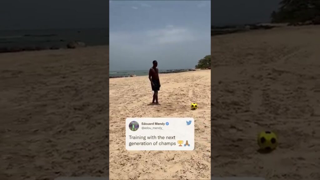 Edouard Mendy teaching the next generation 👏