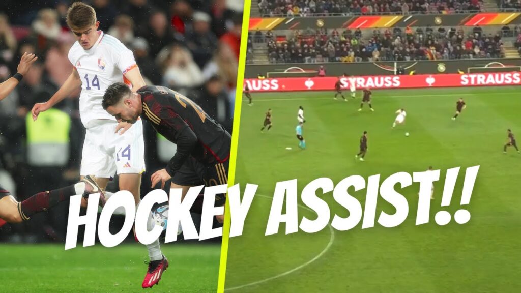 De Ketelaere vs Germany | Creates Hockey assist for de bruyne goal