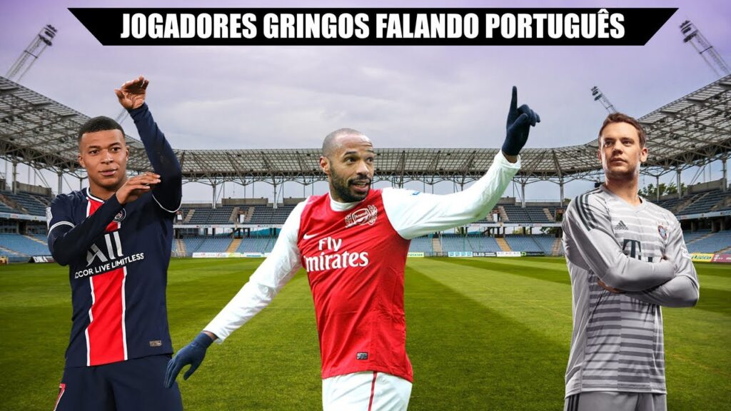 JOGADORES GRINGOS FALANDO PORTUGUÊS PT. V