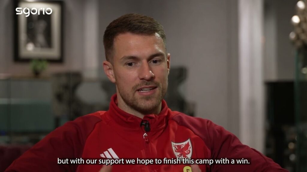 “Edrych ymlaen i fe, moment balch iawn i mi” | Aaron Ramsey | Wales v Latvia | Euro 2024 Qualifying