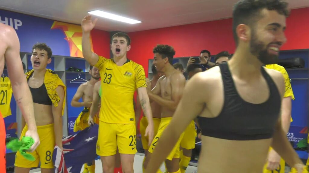 #AFCU23 - Australia Dressing Room Celebration