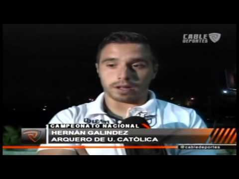 Hernán Galindez, arquero de la U. Católica