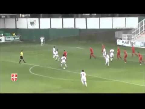 Impresionante gol de estrategia en un corner Serbia vs Moldova incredible corner Andrija Zivkovic