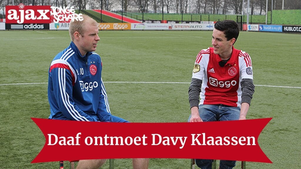 Jonge Schare-lid Daaf ontmoet Davy Klaassen