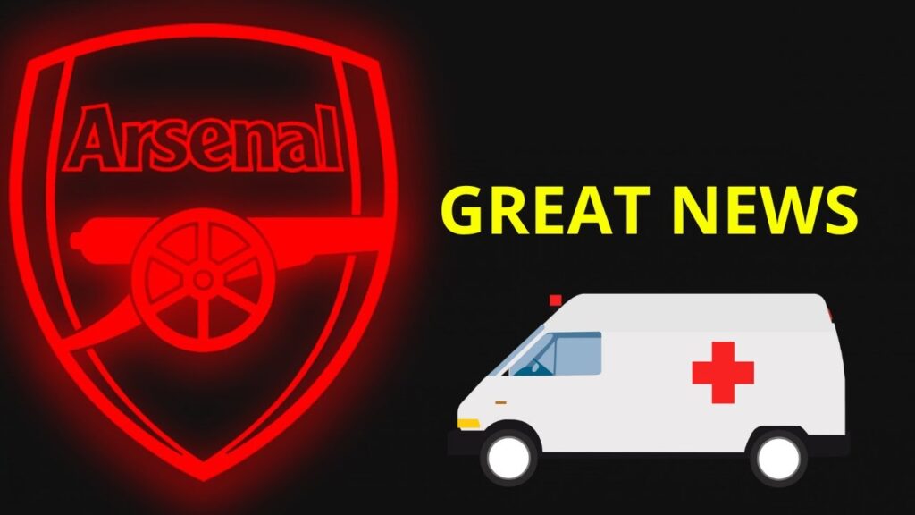 IMPORTANT ARSENAL PLAYER IS RECOVERING WELL FROM INJURY AND SHOULD BE BACK ON THE PITCH